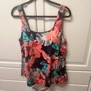 SWIMSUITS FOR ALL – BEACH BELLE‎ Classic Scoopneck Tankini (20X)